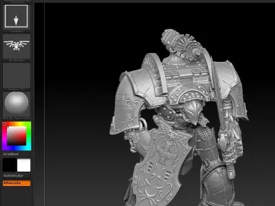 WAR-ENGINS of the Armageddon set 10 CrusaderLord of MarS 3D print model