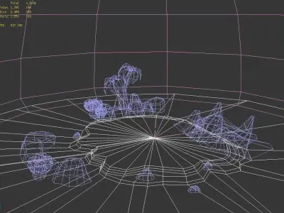 Game Low Modal - Aladdin Desert Night 3D model