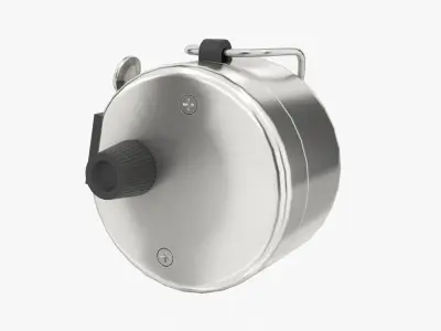 Manual Counter Low-poly 3D model