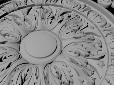 rosette dekor 3D model