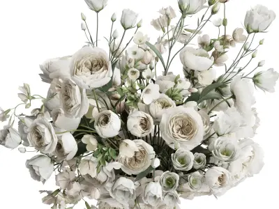 Flower In Vase 62 3D model