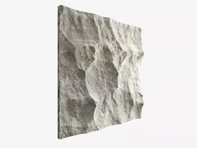 222-RockPanel piece of stone 3D model