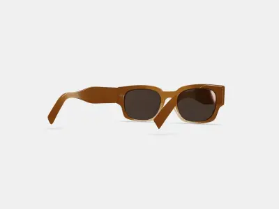 Domingo Sunglasses in Cinnamon Crystal Fade 3D model