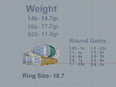 Bvlgari Serpenti Ring  3D print model