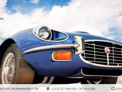 1968 Jaguar E-Type Zero 3D model