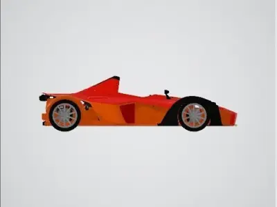 Sports Car  Low-poly 3D model