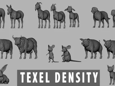 19 Domestic Animal Collection Low-poly 3D model