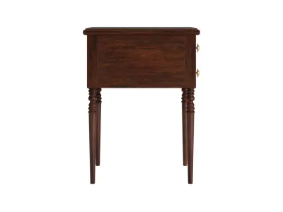 Antique Two-Drawer End Table 3D model