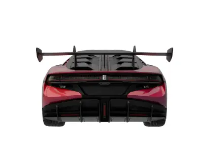 BYD Yangwang U9 2024 Low-poly 3D model