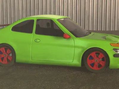 Concept car 3D model get