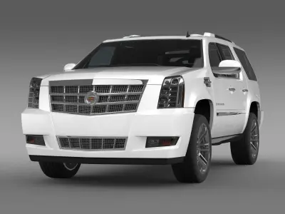 Cadillac Escalade Platinum 2011 3D model