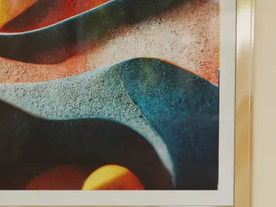 Framed Artwork Abstract Geometric 9 3D model