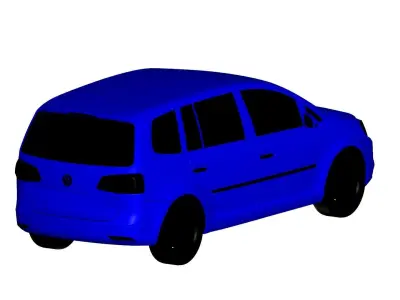 Volkswagen Touran  3D model