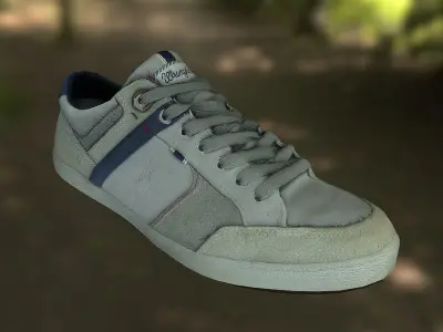 Sneaker shoe 3D model Low-poly 3D model