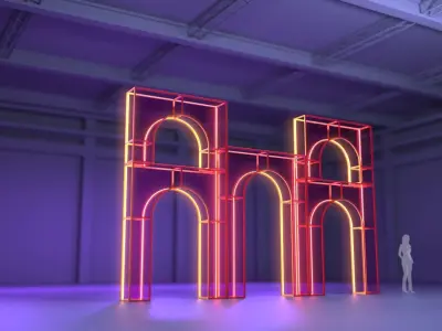 Arches Set 1 3D model