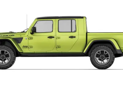 Jeep Gladiator Rubicon 2024 3D model