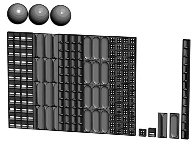 Wood panels 3 3D model