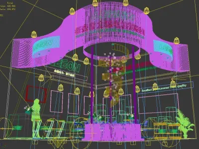 Exhibition - Area - 6X6-3DMAX2009-36 3D model