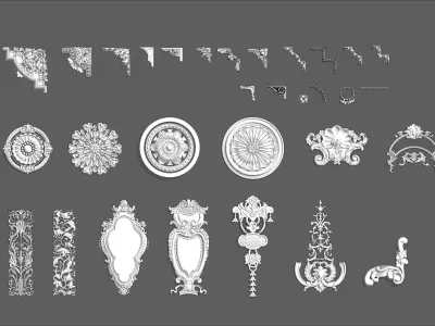 Molding Classic Revit 3D model