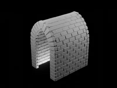 Small Arch Tunnel  3D model
