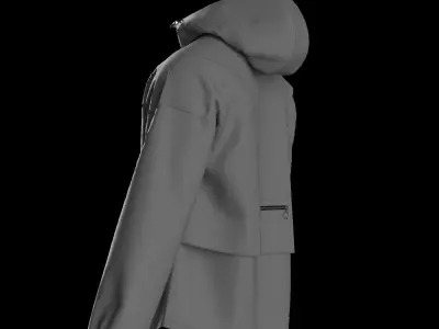 Male jacket 3D model