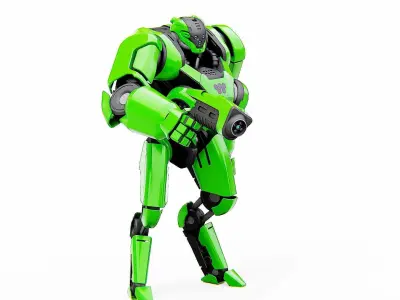 BATTLE DROID SYRIOS Rigged for Unreal Engine - Unity - MIXAMO 3D model