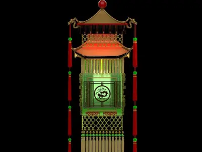 Chinese  palace Lantern 3D model