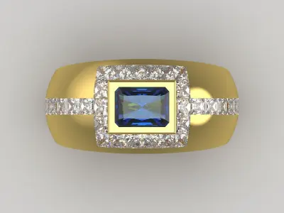 luxury man ring mr0171 3D print model