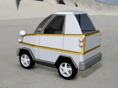 Box Car Free 3D model