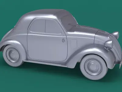 FIAT 500 READY TO PRINT 3D model