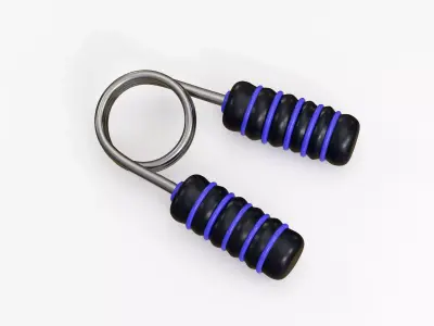 Hand Gripper Low-poly 3D model