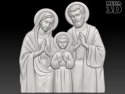 The Holy Family - 250604 3D Model Collection