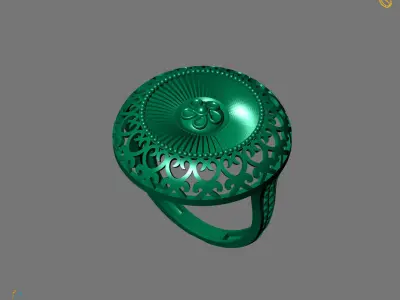 Women Plain Ring Ready STL Models Womens Ring 3d models 3D print model 31