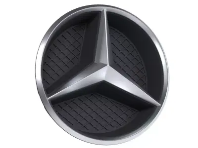 Mercedes logo 01 3D print model
