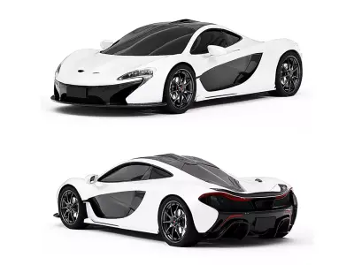 Mclaren P1 3D model 4