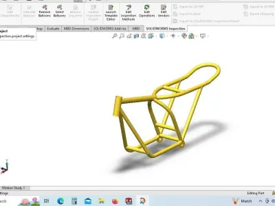 bike frame  3D model