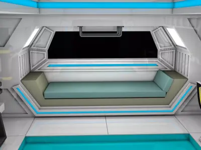 Sci Fi Room 3D model