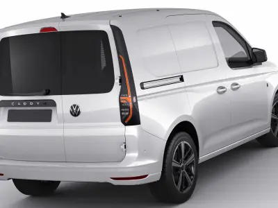 Volkswagen Caddy Van 2021 3D model