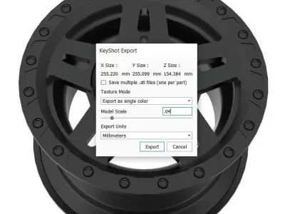 car rim design 3D print model