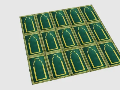 Multi Rug and Carpet 3D model