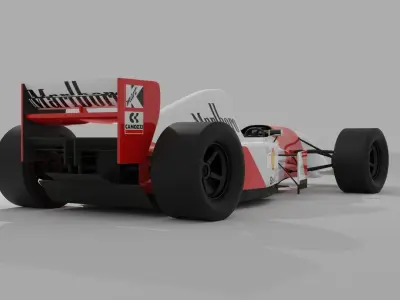 McLaren MP4 A8 3D model