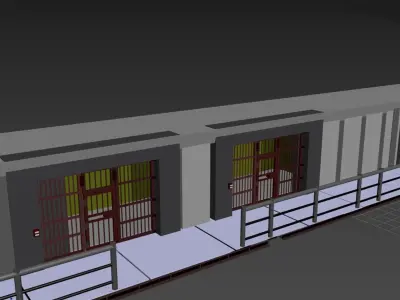 Pavilhao Superior da Unidade Prisional 3D model