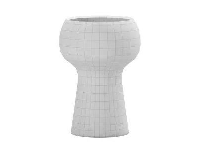 Flower Me Happy Pots 3D model