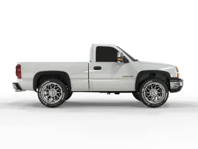 chevrolet silverado 2006 lifted edition  3D model