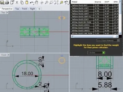 ring corona jewel 3D print model