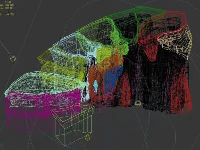 Stone Mountain - Broken Mountain 01 3D model