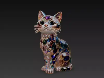 Cat - Christmas Creations 3D print model