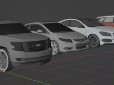 High End 3D Car Models   Premium Pack 3D model