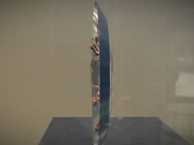 Escudo capitan america version Blue 3D model