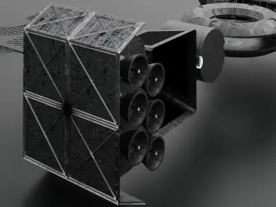 3d Space Models Low-poly 3D model